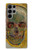 S3359 Vincent Van Gogh Crâne Etui Coque Housse pour Samsung Galaxy S23 Ultra