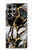 S3419 Imprimer Graphique en marbre d'or Etui Coque Housse pour Samsung Galaxy S23 Ultra