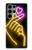 S3512 Mignon Mini coeur Néon graphique Etui Coque Housse pour Samsung Galaxy S23 Ultra