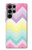 S3514 Arc en ciel Zigzag Etui Coque Housse pour Samsung Galaxy S23 Ultra