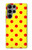 S3526 Rouge tache à pois Etui Coque Housse pour Samsung Galaxy S23 Ultra