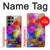 S3677 Mosaïques de briques colorées Etui Coque Housse pour Samsung Galaxy S23 Ultra
