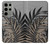 S3692 Feuilles de palmier gris noir Etui Coque Housse pour Samsung Galaxy S23 Ultra