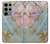 S3717 Imprimé graphique en marbre bleu pastel or rose Etui Coque Housse pour Samsung Galaxy S23 Ultra