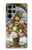 S3749 Vase de fleurs Etui Coque Housse pour Samsung Galaxy S23 Ultra
