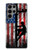 S3803 Électricien monteur de lignes drapeau américain Etui Coque Housse pour Samsung Galaxy S23 Ultra