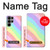 S3810 Vague d'été licorne pastel Etui Coque Housse pour Samsung Galaxy S23 Ultra