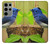 S3839 Oiseau bleu du bonheur Oiseau bleu Etui Coque Housse pour Samsung Galaxy S23 Ultra
