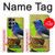 S3839 Oiseau bleu du bonheur Oiseau bleu Etui Coque Housse pour Samsung Galaxy S23 Ultra