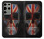 S3848 Crâne de drapeau du Royaume-Uni Etui Coque Housse pour Samsung Galaxy S23 Ultra