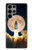 S3859 Bitcoin à la Lune Etui Coque Housse pour Samsung Galaxy S23 Ultra