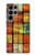 S3861 Bloc de conteneur coloré Etui Coque Housse pour Samsung Galaxy S23 Ultra
