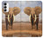 S0310 éléphant d'Afrique Etui Coque Housse pour Samsung Galaxy A14 5G