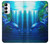 S0385 Dauphin Etui Coque Housse pour Samsung Galaxy A14 5G