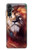 S0691 Peinture Leo Etui Coque Housse pour Samsung Galaxy A14 5G