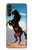 S0934 Sauvage Black Horse Etui Coque Housse pour Samsung Galaxy A14 5G