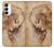S1045 Leonardo da Vinci Femme Head Etui Coque Housse pour Samsung Galaxy A14 5G