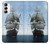 S1096 Bateau à voile dans un océan Etui Coque Housse pour Samsung Galaxy A14 5G