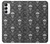 S2371 Crâne Motif monochrome Millésime Etui Coque Housse pour Samsung Galaxy A14 5G