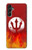 S2803 Feu Rouge Diable Lance Symbole Etui Coque Housse pour Samsung Galaxy A14 5G