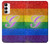 S2899 Arc en ciel LGBT Gay Pride Drapeau Etui Coque Housse pour Samsung Galaxy A14 5G