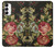 S3013 Roses Antique Millésime Etui Coque Housse pour Samsung Galaxy A14 5G