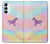S3203 Arc en ciel Licorne Etui Coque Housse pour Samsung Galaxy A14 5G