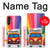 S3488 hippie Van Etui Coque Housse pour Samsung Galaxy A14 5G