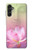 S3511 Fleur de lotus Bouddhisme Etui Coque Housse pour Samsung Galaxy A14 5G