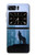 S0935 Loup Hurlant dans la forêt Etui Coque Housse pour Motorola Moto Razr 2022