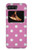 S2358 Rose à pois Etui Coque Housse pour Motorola Moto Razr 2022