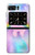 S3070 Arc en ciel pastel ciel Licorne Etui Coque Housse pour Motorola Moto Razr 2022