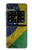 S3297 Brésil Drapeau graphique Football Millésime Etui Coque Housse pour Motorola Moto Razr 2022