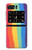 S3799 Arc-en-ciel aquarelle vertical mignon Etui Coque Housse pour Motorola Moto Razr 2022