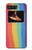 S3799 Arc-en-ciel aquarelle vertical mignon Etui Coque Housse pour Motorola Moto Razr 2022