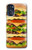 S0790 Hamburger Etui Coque Housse pour Motorola Moto G 5G (2023)