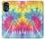 S1697 Tie Dye coloré imprimé graphique Etui Coque Housse pour Motorola Moto G 5G (2023)