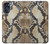 S2703 Serpent Texture Imprimé graphique Peau Etui Coque Housse pour Motorola Moto G 5G (2023)