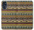 S2860 Boho Hippie Motif aztèque Etui Coque Housse pour Motorola Moto G 5G (2023)