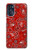 S3354 Rouge classique Bandana Etui Coque Housse pour Motorola Moto G 5G (2023)