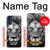 S3372 Lion Visage Etui Coque Housse pour Motorola Moto G 5G (2023)