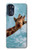 S3680 Girafe de sourire mignon Etui Coque Housse pour Motorola Moto G 5G (2023)