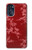 S3817 Motif de fleurs de cerisier floral rouge Etui Coque Housse pour Motorola Moto G 5G (2023)