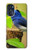 S3839 Oiseau bleu du bonheur Oiseau bleu Etui Coque Housse pour Motorola Moto G 5G (2023)