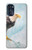 S3843 Pygargue à tête blanche sur glace Etui Coque Housse pour Motorola Moto G 5G (2023)