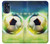 S3844 Ballon de football de football rougeoyant Etui Coque Housse pour Motorola Moto G 5G (2023)