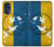 S3857 Colombe de la paix drapeau ukrainien Etui Coque Housse pour Motorola Moto G 5G (2023)