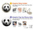 S1072 Panda Etui Coque Housse pour Motorola Edge+ (2023), X40, X40 Pro, Edge 40 Pro