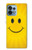 S1146 Sourire Soleil Jaune Etui Coque Housse pour Motorola Edge+ (2023), X40, X40 Pro, Edge 40 Pro