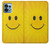 S1146 Sourire Soleil Jaune Etui Coque Housse pour Motorola Edge+ (2023), X40, X40 Pro, Edge 40 Pro